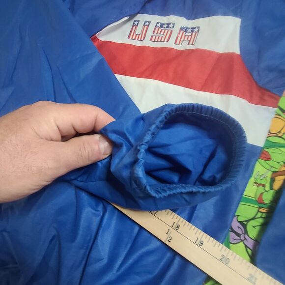 Mens Vtg MacGregor USA America 1/4 Zip Windbreaker Jacket The measurements Pic - Picture 8 of 10